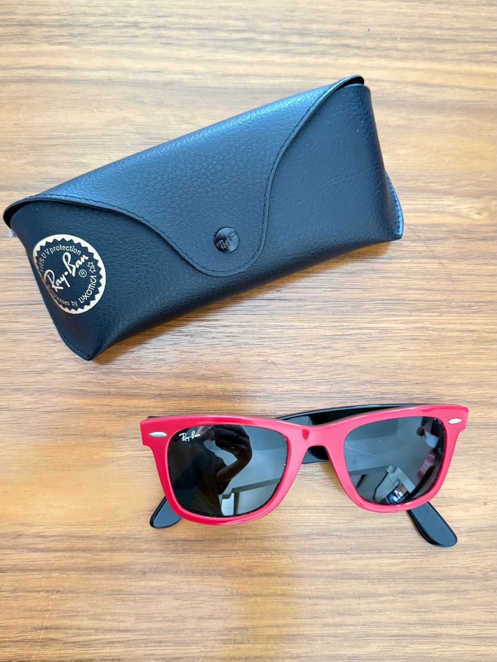 Ray-Ban Red Wayfarer Sunglasses for Men